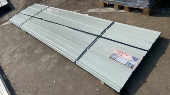 New White Metal Roof Panels L12'ft.xW3'ft (30 PCS)