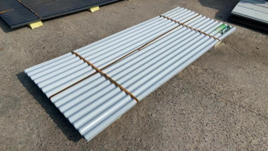 New White Metal Roof Panels L8'ft.xW3'ft (30PCS)