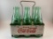1940s Era Coca-Cola Carrier Sixer with Bottles