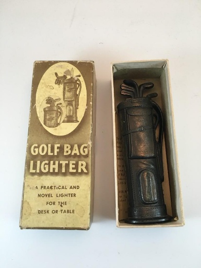 Vintage Negbaur Golf bag Lighter in Original Box