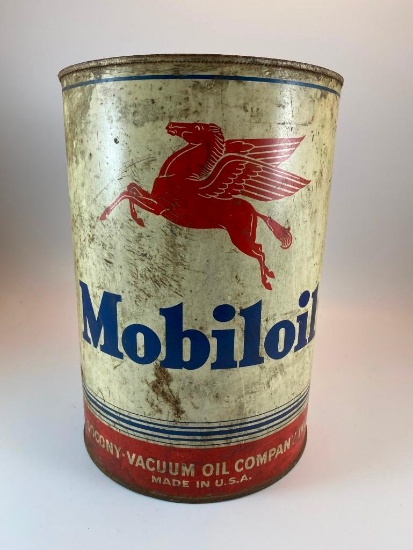 Mobiloil 5 Quart Can