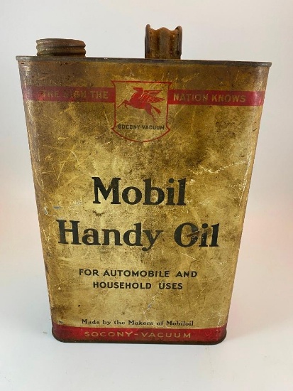 Handy Mobil Oil Can