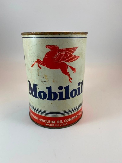 Mobiloil Quart Can