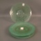 Five Pc Consolidated Catalonian Lot 4 Jade Green 8 1/2