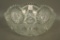 Brilliant Cut Glass Bowl W/ Geometric Design