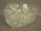 Signed Fry Cut Glass Tri-Oval Ftd Fernery