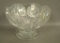 Brilliant Cut Glass Lg.Ftd. Geometric Cut Bowl