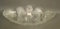 Brilliant Cut Glass Lg Oval Tray