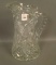 Brilliant Cut Glass Pitcher Has Strawberry Pattern