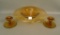 Co-Op Flint Amber 3 Piece Console Set