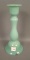 Fry Foval Jade Green Candlestick Lamp Base Measures 10' Tall