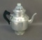 Fry Aluminum Coffee Pot W/ Opalescent Finial Retains Metal Percolator