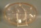Fry Pink Oven Ware Oval Roast Platter