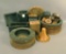 15 Pc Fry Glass Co. Molds and Attachments Misc. Wooden Molds. Very Scarce to Find