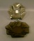 3 Consolidated Smokey Topaz Ruba Rombic Plates 7