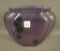 Consolidated Amethyst/Black Chintz Vase Measures 7
