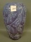 Consolidated Amethyst Cased Bittersweet Vase Measures 9 1/2