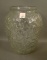 Consolidated Crystal Fleur Vase Measures 10 1/2