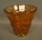 Consolidated Cranberry Flash Spanish Knobs Vase Measures 4 1/2