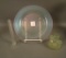 Three Piece Steuben Art Glass lot Verre de Soie Bud Vase, Plate and Cabinet Vase