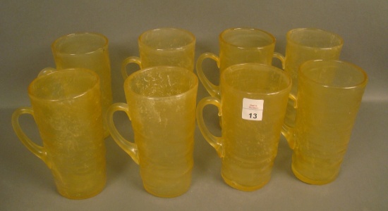 8 Consolidated Honey Catalonian Lemonade Glasses