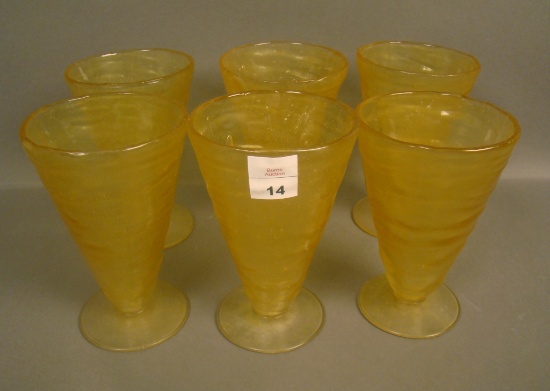 6 Consolidated Honey Catalonian Ftd Tumblers