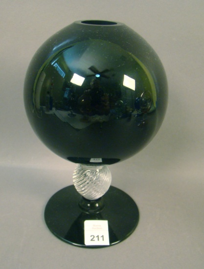 Fry Black  Ftd. Ivy Ball Measures 8" Tall