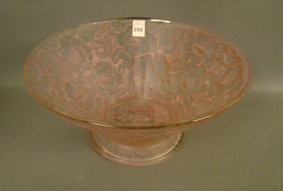 Consolidated Pink Wash Iris Ftd. Console Bowl Measures 10"