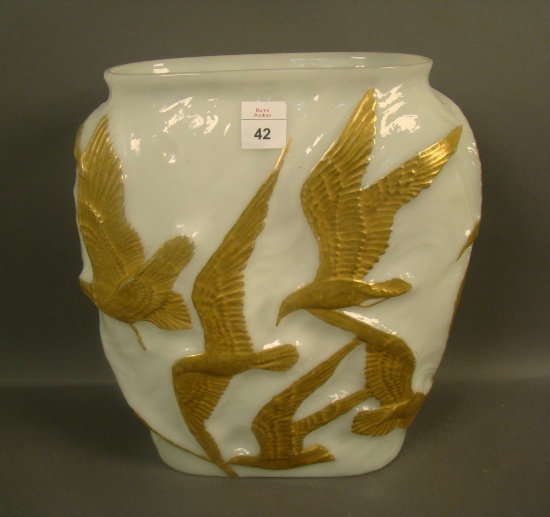 Consolidated MG/ Gold Seagulls Umbrella Stand Measuring 18" Tall