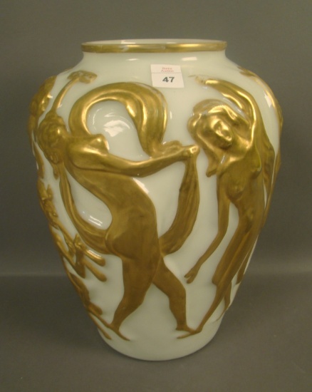 Consolidated MG/Gold Pan Vase
