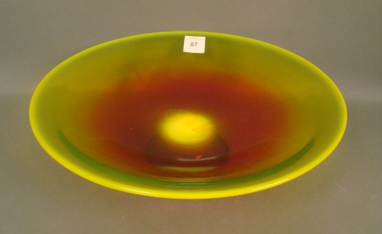 Co-Op Flint Sunset Ftd. Flared Bowl Measures 11" X 3 1/4"