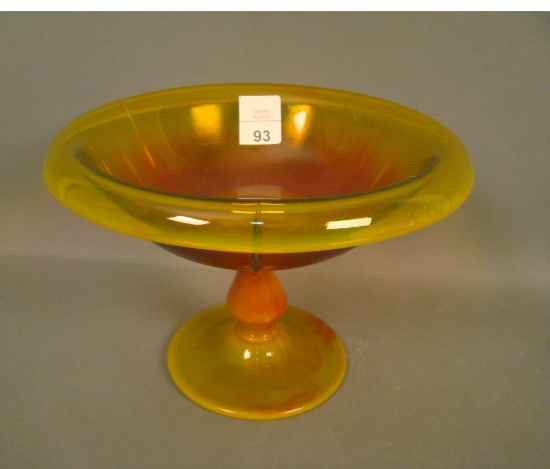 Co-Op Flint Sunset Ftd. Flared Compote Measures 5" X 6 1/2"