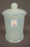 Attributed to Fry Opalescent Covered Jar