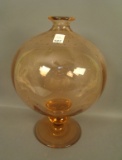 Fry Pink Round Ftd. Controlled Bubble Water Lamp Measures 11 