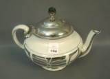 Buffalo Pottery Ceramic Teapot W/ Strainer Marked on Bottom as Seen. Has Strainer