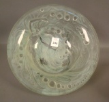 Consolidated Grn Wash Mermaid Bowl Measures 9 1/4