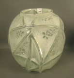 Consolidated White Wash Line 700 Vase Measures 10 1/2