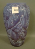 Consolidated Amethyst Cased Bittersweet Vase Measures 9 1/2