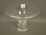 Signed Steuben Crystal Ftd. Flared Vase Measures 5
