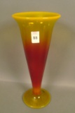 Co-Op Flint Sunset Ftd Vase Flat Top. Measures 8 1/2