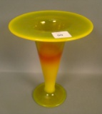 Co-Op Flint Sunset Ftd Squatty Flat Top Vase Measures 8