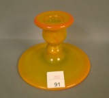 Co-Op Flint Sunset Squatty Candlestick Measures 3 1/2