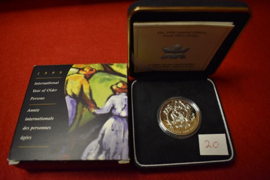Canadian 1999 Limited Edition Proof Silver Dollar