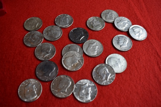 Roll of 20 - 40% Kennedy Silver Dollars