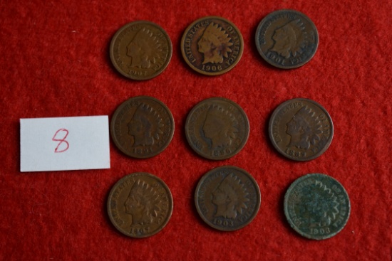 9 - Indian Head Cents