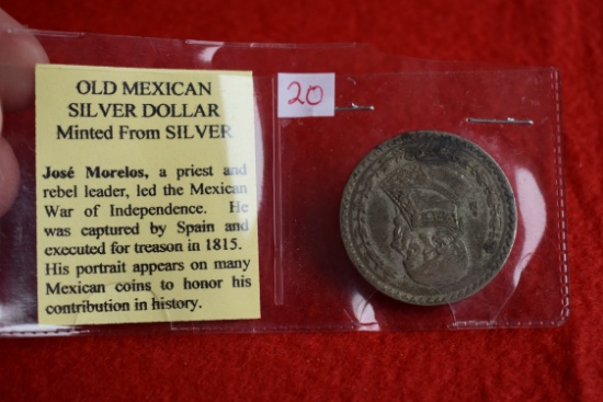 1959 Mexican Silver Peso