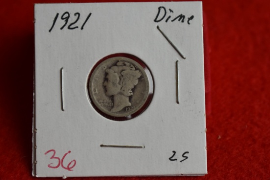 1921 Mercury Dime - Key Date