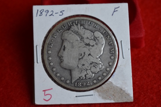 1892-s Morgan Dollar F