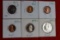 6 Proof Coins