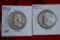 1954 & 1953-d Franklin Halves